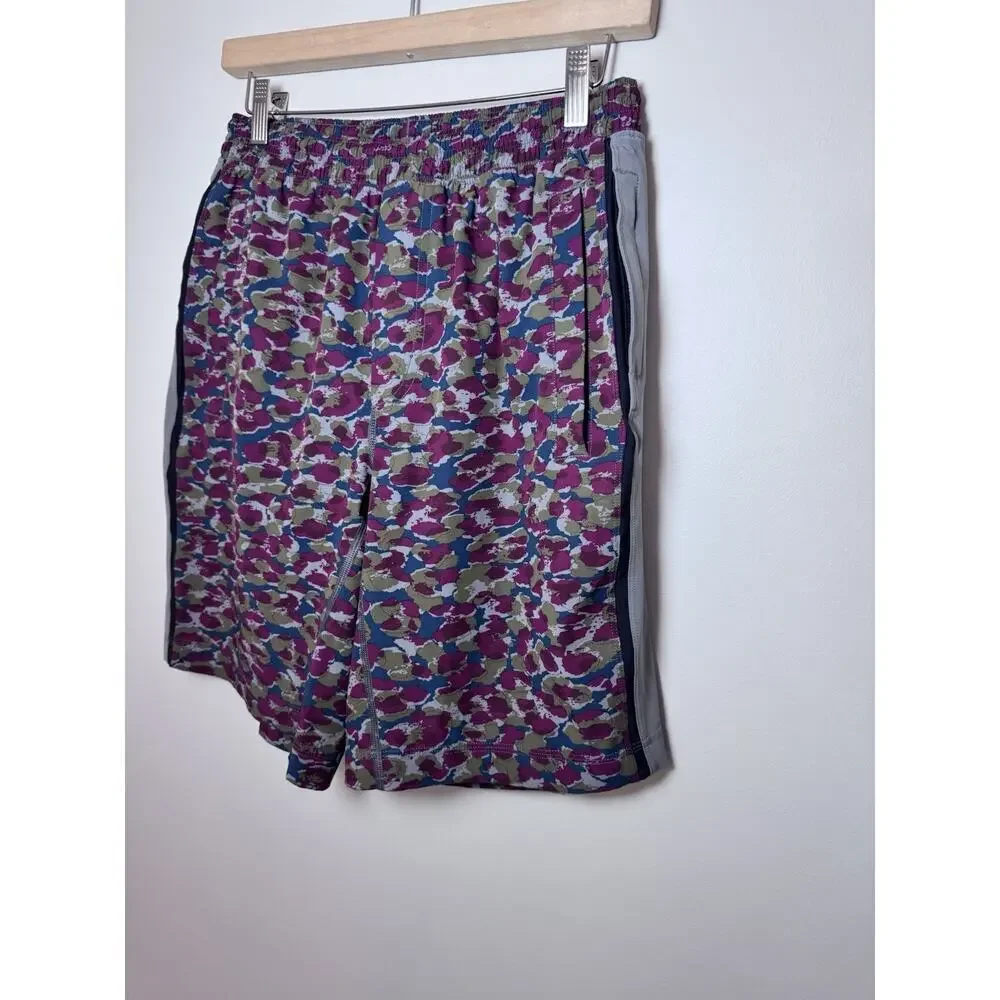 Lululemon Men's Athletic Shorts Liner Multi Camo Urban Leopard sz M